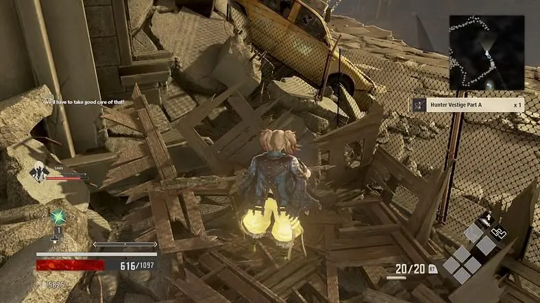 Code Vein Hunter Vestige Part A - Location Where To Find It