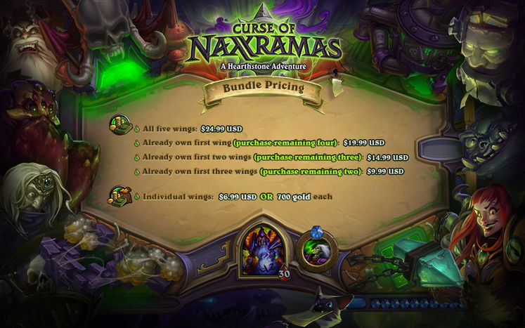 Hearthstone's Curse of Naxxramas expansion opens its first wing to players for free