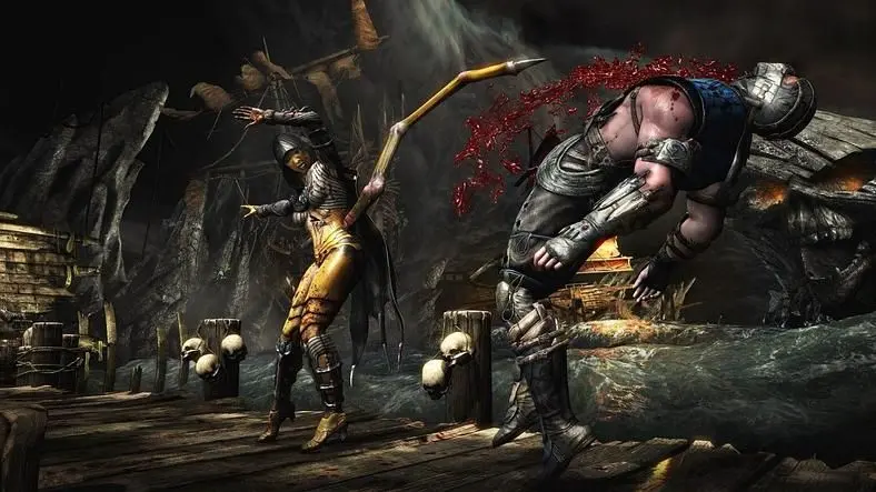 Let's learn all about human anatomy with the informative <i>Mortal Kombat X</i>.