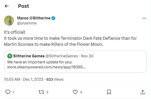 Terminator: Dark Fate - Defiance delayed, releasing in 2024
