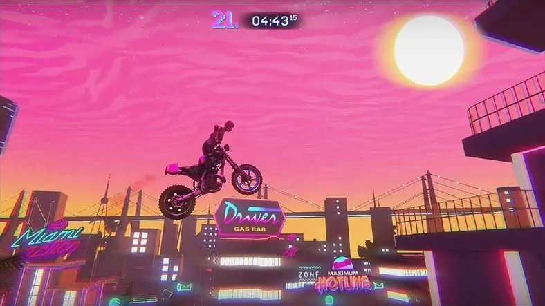 Trials of the Blood Dragon is out now, puts VHS into your dirtbike stunts