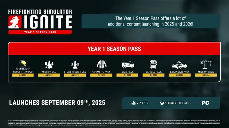 Firefighting Simulator: Ignite reveals September release date, Closed Beta Planned
