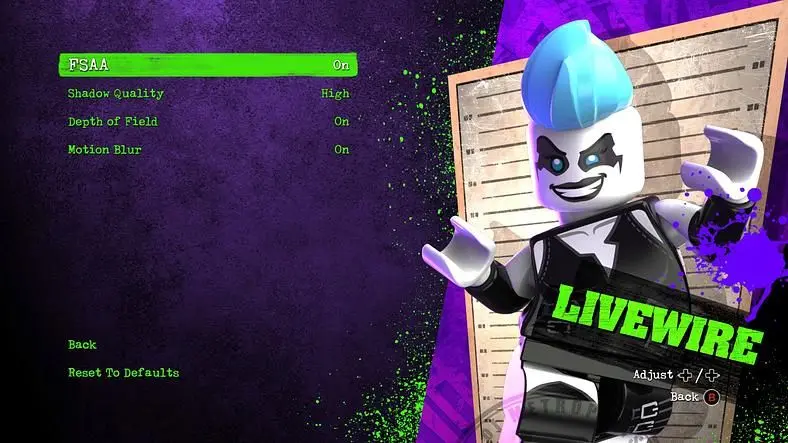 LEGO DC Super Villains PC Graphics Options Revealed