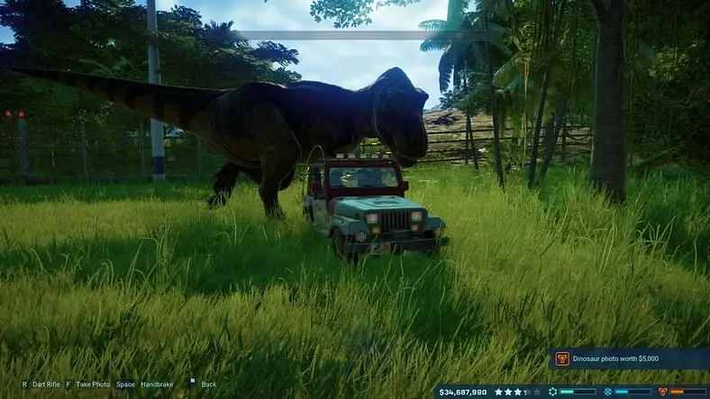 Jurassic World Evolution - How To Unlock The 1993 Jurassic Park Jeep Skin
