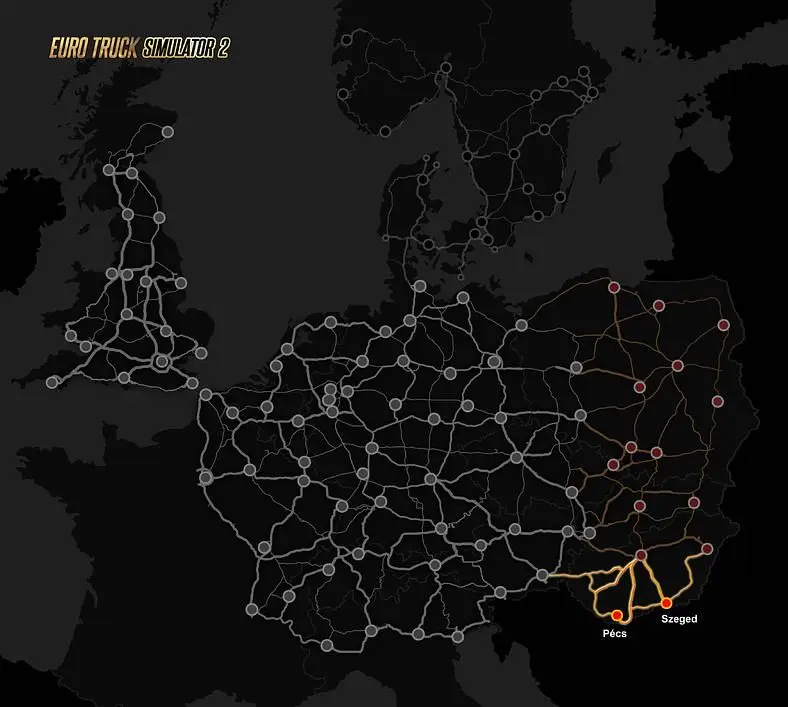 Euro Truck Simulator 2 expanding territory with update 1.19, adds Hungarian cities of Pécs and Szeged