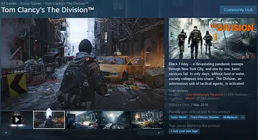 The Division’s recent Steam reviews list the game as Overwhelmingly Negative