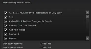 Steam update includes new UI to install 'multiple games at once'