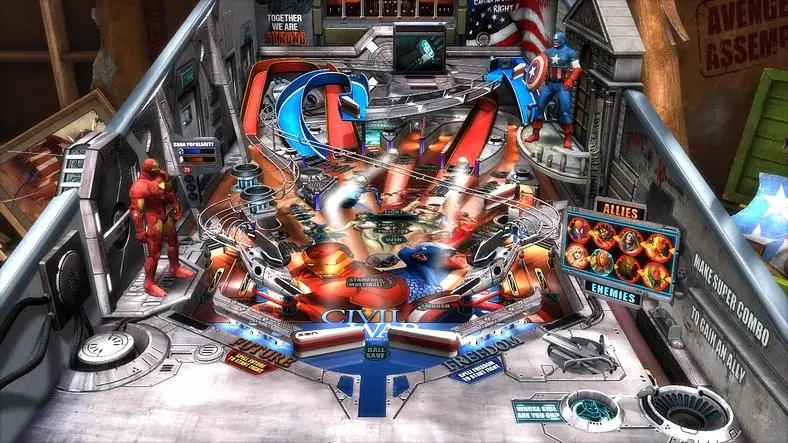 NY Comic Con 2012: Civil War announced for Marvel Pinball