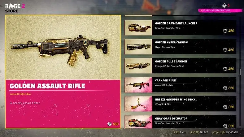 Rage 2 Microtransactions - What DLC is there?
