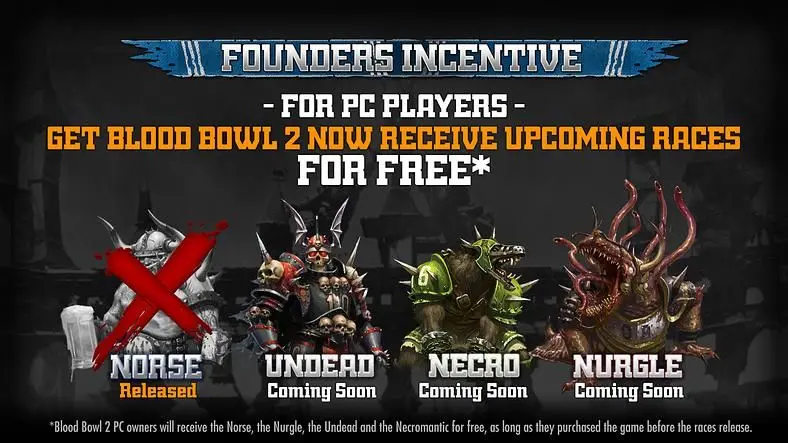 Winter comes to Blood Bowl 2 with The Norse Race