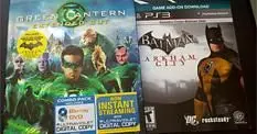 Limited Green Lantern Blu-rays with Batman: Arkham City skin