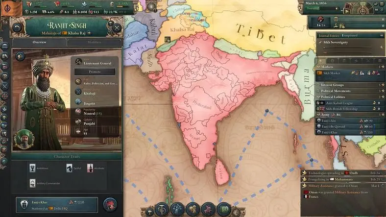 Victoria 3's Pivot of Empire Immersion Pack shapes India's Colonial struggle and Independence