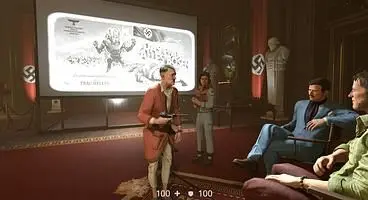 Wolfenstein 2's Hitler "Remembers" Fighting BJ As Mecha-Hitler in Wolfenstein 3D