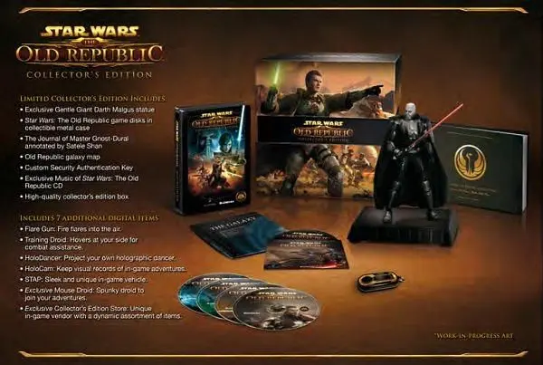 Promo artwork spills Star Wars: The Old Republic CE goodies?
