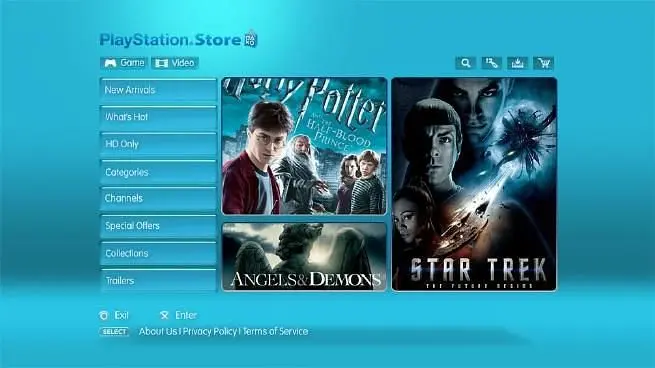 PS3 Slim and PSN Video Store feature