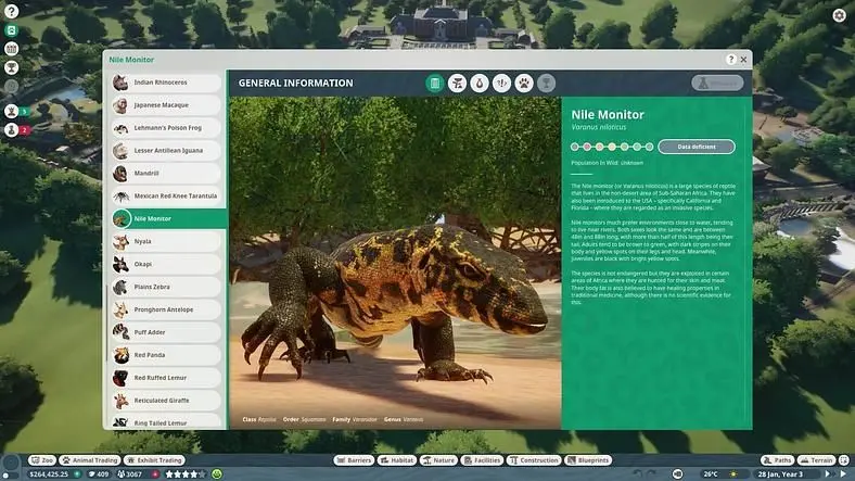 Planet Zoo Animal List - All Animals We Know Of