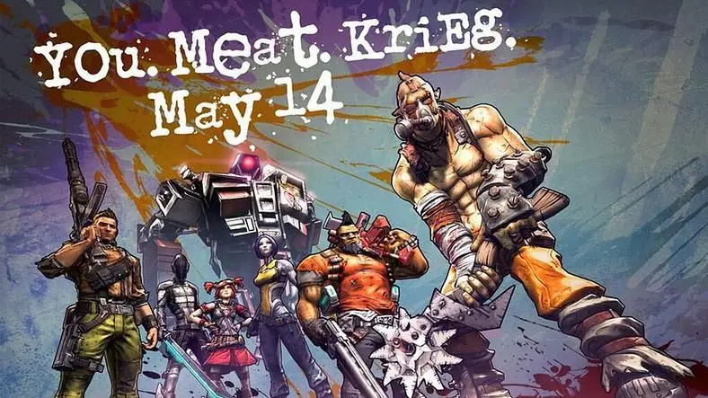 Krieg the Psycho Bandit DLC arrives on 14th May for Borderlands 2
