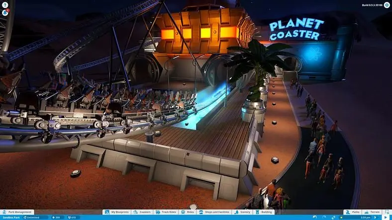 Blueprints Will See A Major Change In Planet Coaster's Spring Update - Paths Could Be Coming
