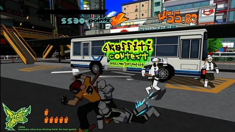 Sega formally announces Jet Set Radio, PC version coming too