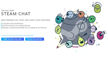 Steam Receives Full Rework of Social UI
