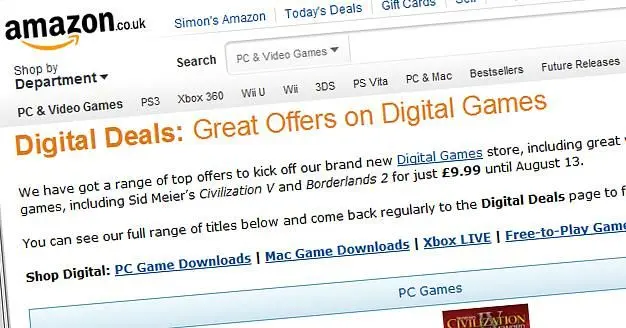 Amazon Digital Games launched, currently holds over 600 titles