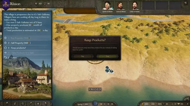 This Mount and Blade 2: Bannerlord Mod Adds More Options for Managing Settlement Finances