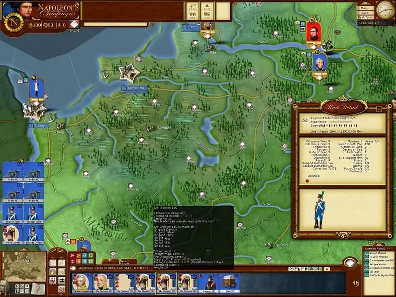 Napoleon's Campaigns gameplay explained