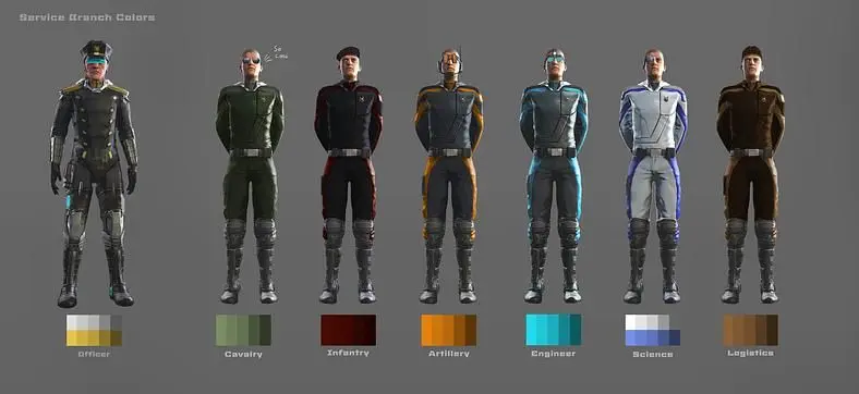 Ship layouts and service branches detailed for sci-fi soap opera The Mandate