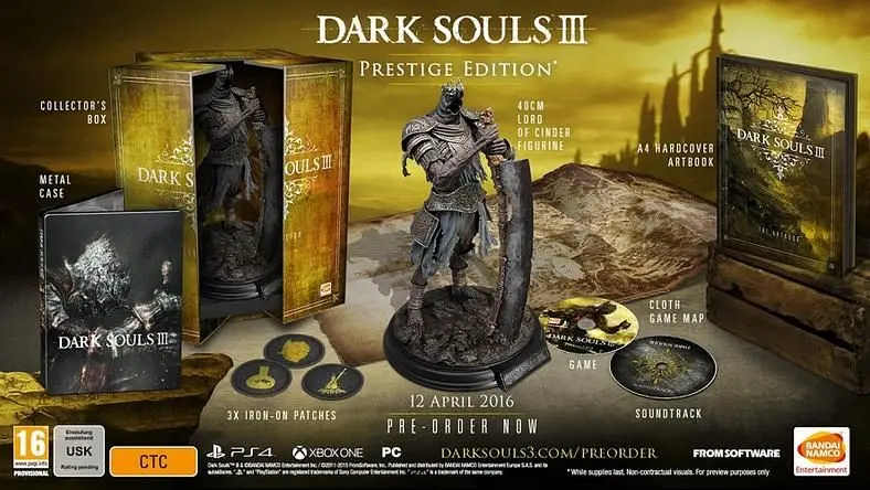 Dark Souls III special editions in "limited supply"