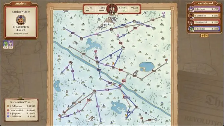 Rail Estate Promises Bite-Sized, Deceptively Deep Servings of Strategy, Resource Management, and Negotiation