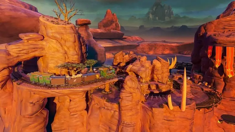 Rocket Arena Maps - The 10 Starting Maps reveal Exotic Locations