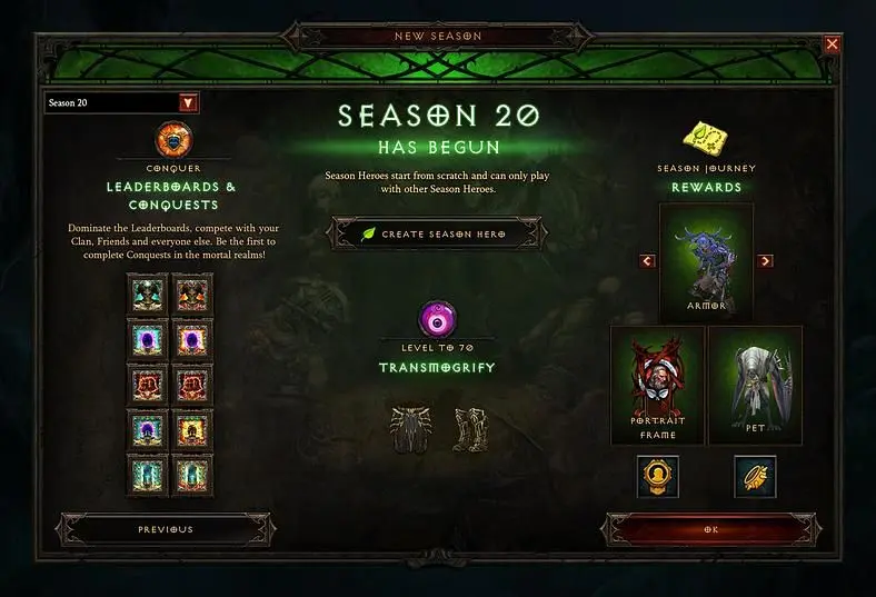 Diablo 3 Season 20 Start Date - When Does It Begin and End?