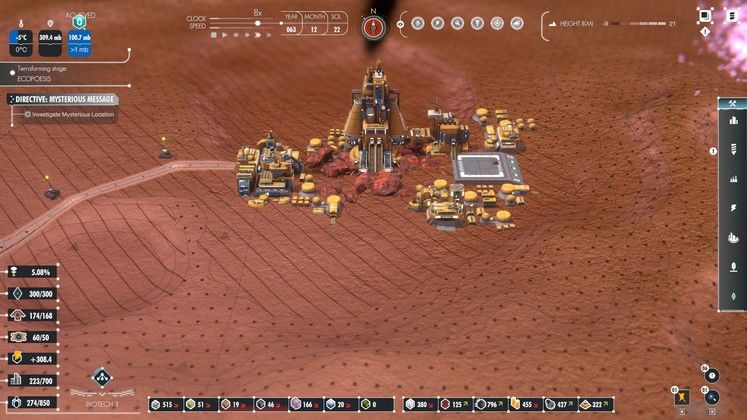 Terraform Mars in this narrative driven planetary scale base builder