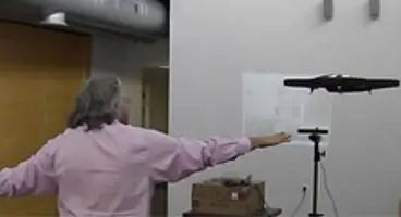 Kinect used to fly AR drone