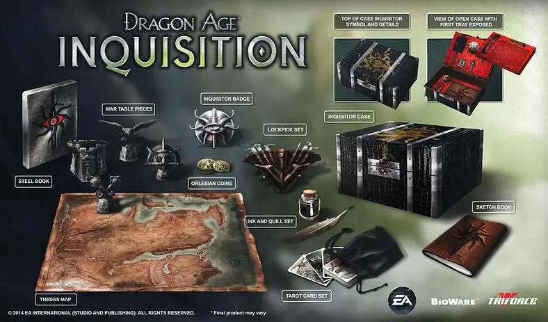 BioWare unveil Dragon Age: Inquisition Collector's Edition for $170