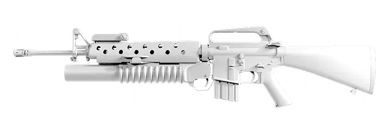 M16A1-M203 rifle