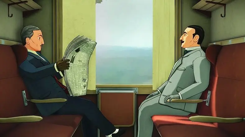 Monsieur Poirot is looking you up and down.