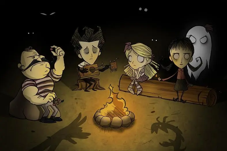 In Don't Starve Together, your deceased friends will turn into ghosts