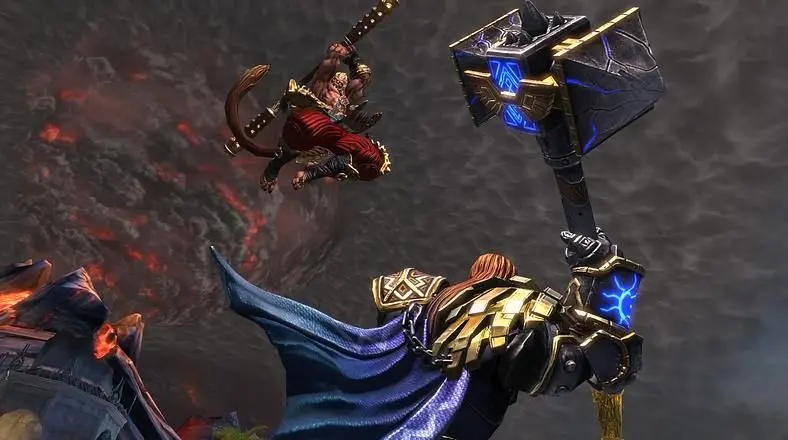 Hi-Rez Studios' third-person MOBA Smite is now available on Steam