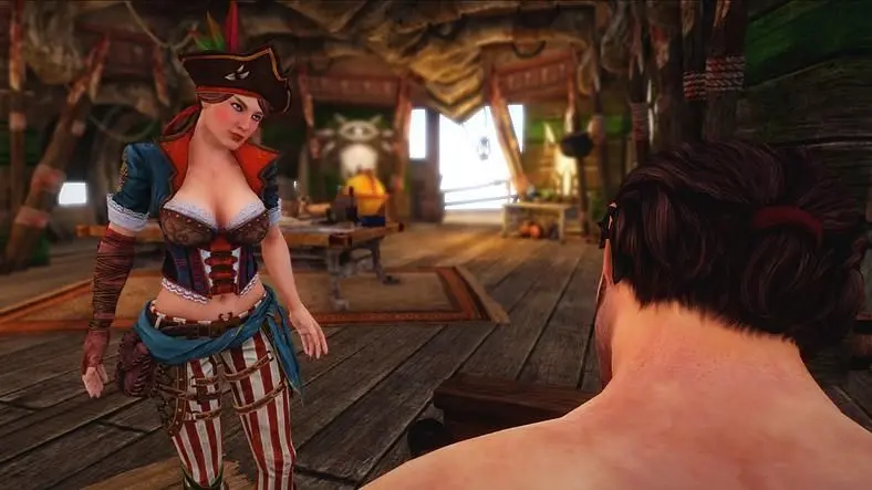 It's totally a pirate game.  