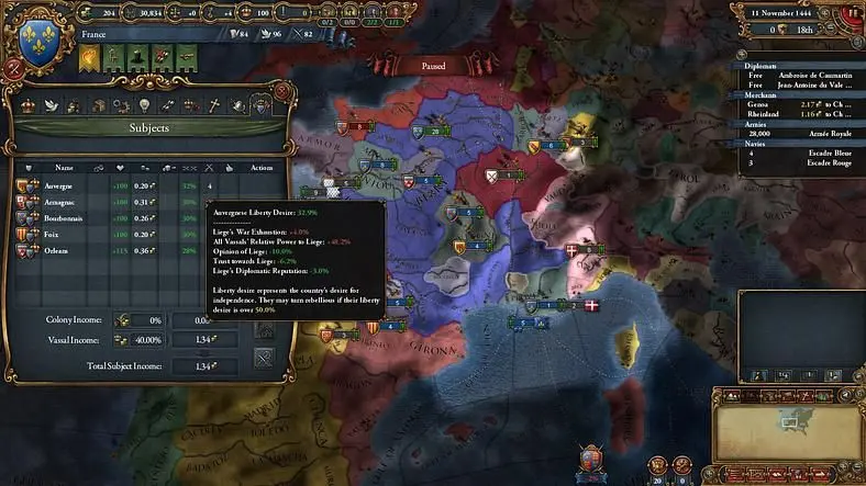 Europa Universalis IV: El Dorado dev diary exposes major shake-up of 'Liberty Desire' in free patch