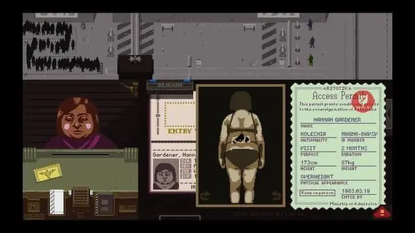 Communist border crossing immigration official sim Papers, Please! now available