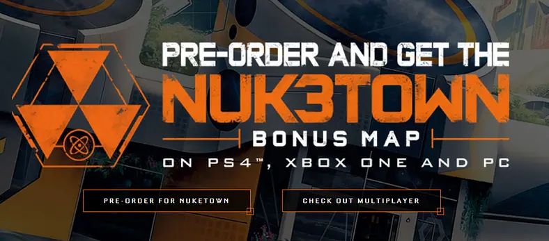 Activision apologizes for Nuk3town pre-order mix up