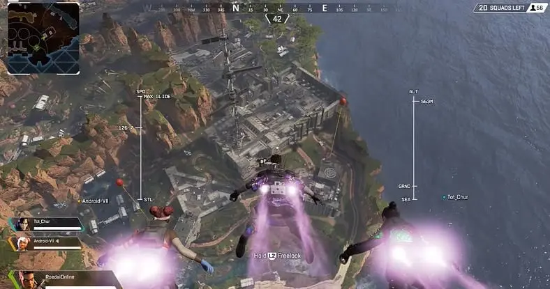 Apex Legends Gliding Guide - How to Glide as Far as Possible?