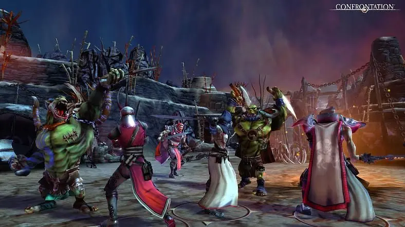 Confronting the fantasy-science RTS-RPG...