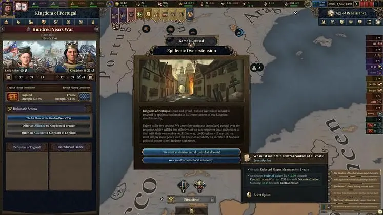 Europa Universalis 5's Patch 1.0.10 Brings Even More Advances For Several Formable Countries, Rebalances Proximity, and More