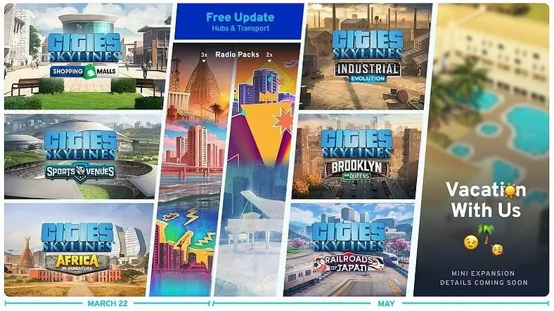 Cities: Skylines DLC Wraps Up With World Tour DLC, Radio Stations, and A Mini-Expansion
