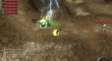 The gameplay of Dawnspire boils down to a hack and slash version of capture the flag as two teams, light and dark, work to capture relics and return them to spawn points.