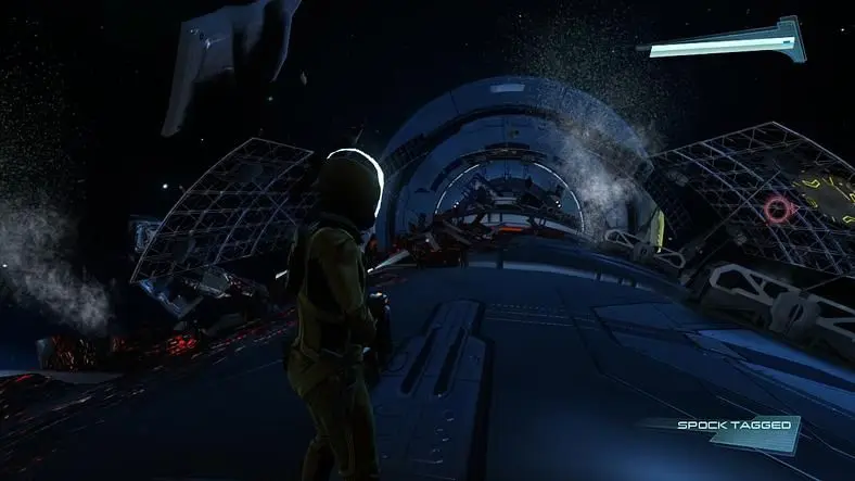 There's garbage off the starboard bow, starboard bow, starboard bow.