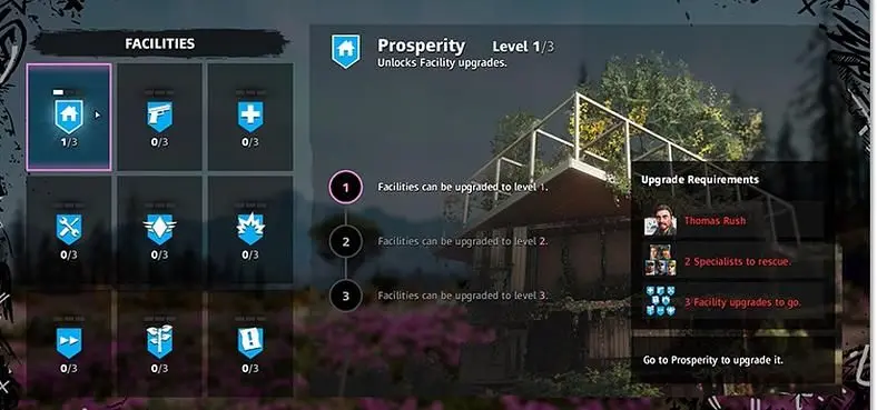 Far Cry New Dawn Prosperity - How to Upgrade Your Base